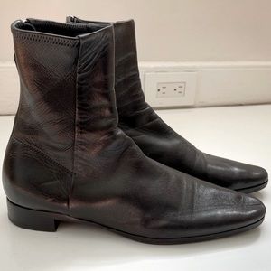 Jil Sander Black Lambskin Sockboot - Buttersoft! Size 37